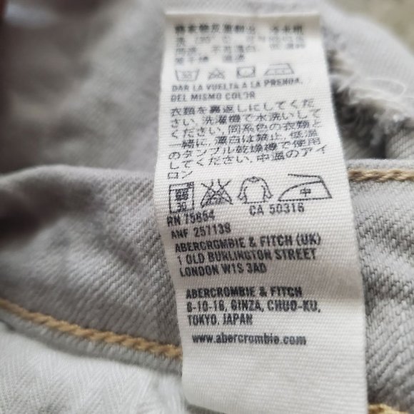 ABERCROMBIE & FITCH |  Stretch Distressed Jeans - Picture 9 of 10